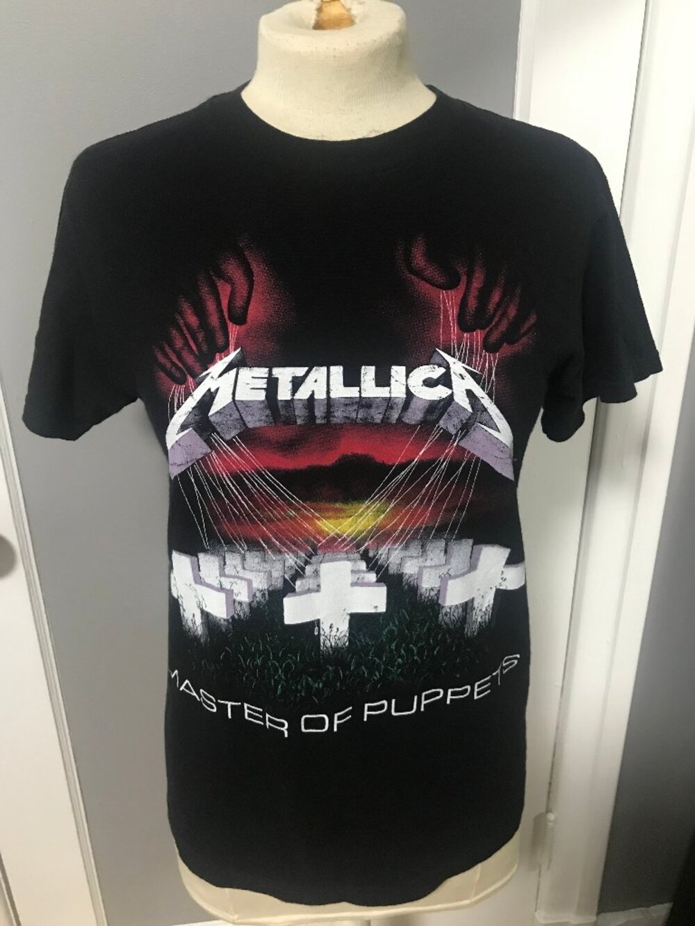 Metallica Master of Puppets T-shirt SMALL (not vintage) Heavy Trash Metal